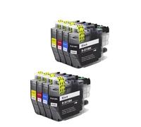 GSwReJ Ink Cartridge Compatibility For LC3213 LC3211 Designed For DCP-J572DW DCP-J772DW DCP-J774DW MFC-J491DW MFC-J497DW J890DW J895DW Printers(2 SETS(8PCS))