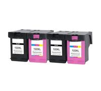GSwReJ KMCYinks 122XL Ink Cartridge Compatible With 122 For Deskjet 1000 1050 1510 2000 2050 2540 3000 3050 1050A 2050A 3050A(2Set)