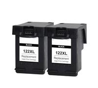 GSwReJ KMCYinks 122XL Ink Cartridge Compatible With 122 For Deskjet 1000 1050 1510 2000 2050 2540 3000 3050 1050A 2050A 3050A(2BK)