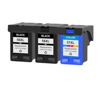 GSwReJ KMCYinks 56XL 57XL Printer Cartridge Compatible With Various Printers Including Deskjet 450 450ci F4180 5150 9650(2BK1C)