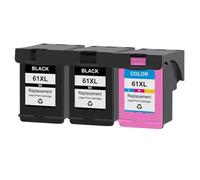 GSwReJ KMCYinks Compatible Ink Cartridge 61XL For 61 4500 4502 5530 Deskjet 1050 2050 3050 3054 3000 1000 Printers(2BK1C)