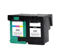 GSwReJ KMCYINKS Compatible Ink Cartridge Set For 343 337 For Photosmart 2575 8050 C4180 D5160 Deskjet 6940 D416 Printers(1Set)