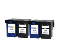 GSwReJ KMCYinks Compatible Replacement Ink Cartridge For Photosmart 7150 7260 7350 7450 7550 7660 7755 7760 7960 Models 56XL 57XL(2Set)