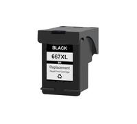 GSwReJ KMCYinks Recycled Ink Cartridge Compatible With 667 667XL 3YM81AL 3YM80AL For DeskJet Advantage 1275 2374 2375(1BK)