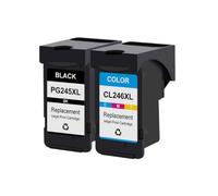 GSwReJ KMCYinks Refillable Ink Cartridge Compatible 245XL 246XL For IP2820 MX492 MG2924 MG2520 Printers(1BK1C)