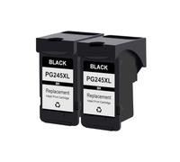 GSwReJ KMCYinks Refillable Ink Cartridge Compatible 245XL 246XL For IP2820 MX492 MG2924 MG2520 Printers(2BK)