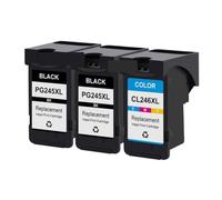GSwReJ KMCYinks Refillable Ink Cartridge Compatible 245XL 246XL For IP2820 MX492 MG2924 MG2520 Printers(2BK1C)