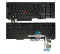 GSwReJ Latin Spanish Keyboard Replacement For Compatible E15 Gen 2 3 4 Type 20T8 20T9 20TD 20TE Laptop Backlit Layout(NO BACKLIGHT)