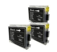 GSwReJ LC1000 LC37 LC57 LC970 Ink Cartridge Compatible With Printers MFC-260C 3360C 460CN 465CN 480CN 5460CN 5860CN 665CW 680CN(3pcs- Black)