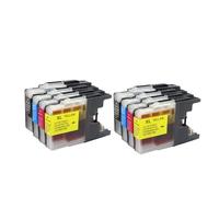 GSwReJ LC12-430 Compatible Ink Cartridge For Various Printers Including Models 6910CDW J6710CDW J5910CDW J625DW DCP-J525N J6910DW J6710DW J5910DW J6510DW(4color 2set)