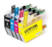 GSwReJ LC3513 Compatible Ink Cartridge 4 Pack Includes 1 Black 1 Cyan 1 Magenta 1 Yellow For MFC J690DW J890DW