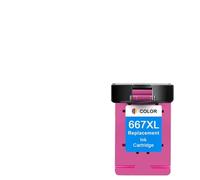 GSwReJ LUOCAI 667XL Ink Cartridge Compatible With Printers 1275 2374 2375 2376(1COLOR)