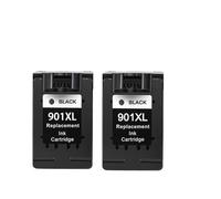 GSwReJ LUOCAI 901XL Replacement Ink Cartridge For Officejet J4530 J4540 J4550 J4580 J4585 J4624 J4640 J4660 J4680 J4680c Printer Compatible(2 Black)