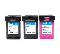 GSwReJ Refillable 304XL Ink Cartridge Compatible With Models 304 2620 3700 3720 3752 5000 5010 5020 5030 5032 5034 2630 2632(BK(2PC) COLOR(1PC))