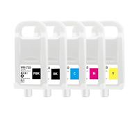 GSwReJ Refillable 5Color Ink Cartridge PFI-710 Compatible With TX2000 TX3000 TX4000 Printer Pigment Ink 700ML