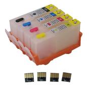 GSwReJ Refillable Ink Cartridge Compatible With 903XL For Officejet Pro 6950 6960 6970 6975 Printers(1 set with chip)