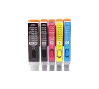 GSwReJ Refillable Ink Cartridge With ARC Chips Compatible With MG5450 MG5550 MG6450 IP7250 MX925 MX725 Printers PGI-550 CLI-551(5Color 1set)