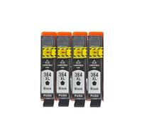GSwReJ Replacement 4Pack Black Ink Cartridges 364XL Compatible With Various Printers Including 3070A 7510 5510 5515 5520 7520 B109A 6510