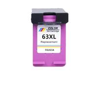 GSwReJ Replacement Ink Cartridge For 63 XL Compatible With Deskjet 1110 1111 1112 2130 2131 2132 Printers Re-Manufactured 63XL(1COLOR)
