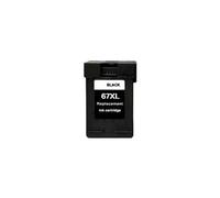 GSwReJ Replacement Ink Cartridge For 67 XL Compatible With Deskjet Models 2723 2752 1225 6020 6052 6055 6420 6452 4152 4140 4155(1PCS 67XLBK)
