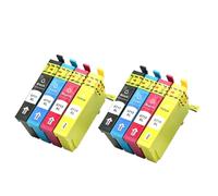 GSwReJ T0711 T0712 T0713 Ink Cartridge Compatible With Various Printers Including DX7450 DX8400 DX8450 S20 SX100 SX105 SX200 SX205 SX400 SX405 SX600FW BX600FW(4Color 2set)