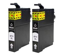 GSwReJ T0711 T0712 T0713 T0714 T0715 Compatible Ink Cartridge For DX4000 DX4050 DX4400 DX5000 DX4450 DX5050 DX6000 DX6050 SX110 SX215 Printers(BK 2PC)
