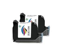 GSwReJ Universal 12.7mm Handheld Inkjet Printer Cartridge Fast Drying Waterproof Solvent Black Ink For TIJ Compatible Models(2PCS)