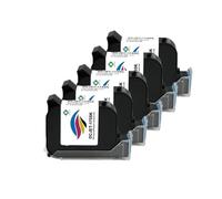 GSwReJ Universal 12.7mm Handheld Inkjet Printer Cartridge Fast Drying Waterproof Solvent Black Ink For TIJ Compatible Models(5PCS)