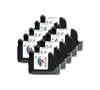 GSwReJ Universal 12.7mm Handheld Inkjet Printer Cartridge Fast Drying Waterproof Solvent Black Ink For TIJ Compatible Models(10PCS)