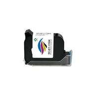 GSwReJ Universal 12.7mm Handheld Inkjet Printer Cartridge Fast Drying Waterproof Solvent Black Ink For TIJ Compatible Models(1PC)