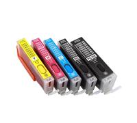 GSwReJ Universal Fill Ink Cartridges Set Compatible With MG5450 MG5550 6350 6450 MG7150 IP7250 MX925 PGI-550 CLI-551 250 350(5colos1set)