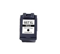 GSwReJ Universal Ink Cartridge For 667XL Compatible With DeskJet Ink Advantage Series 1275 2374 2375 2376 2775 2776 6475 6476(Black)