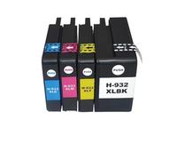 GSwReJ XiongCai Compatible Ink Cartridges For Officejet 7110 7610 6600 6700 6100 4 Pack For 932 933 XL