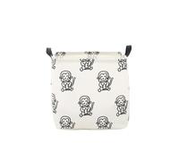 GSXLZ Fabric Storage Boxes Cube Folding Cotton Linen Fabric Storage Basket Kids Clothes Storage Box Waterproof Laundry Basket For Toys Organizers(Color23)
