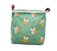 GSXLZ Fabric Storage Boxes Cube Folding Cotton Linen Fabric Storage Basket Kids Clothes Storage Box Waterproof Laundry Basket For Toys Organizers(Color5)