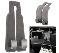 GSXOZCET 2pcs Car Seat Back Hook, for Peugeot 207 2007-2012 Car Seat Hook,Car Headrest Hook,Car Seat Headrest Hangers,Portable Organizer Holder,B/Grey