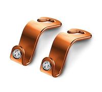 GSXOZCET 2pcs Car Seat Back Hook, MG ZS Hybrid+ Luxury 2024 2025 Car Seat Hook,Car Headrest Hook,Car Seat Headrest Hangers,Portable Organizer Holder,D/Gold