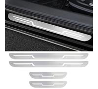 GSXOZCET 4 Pcs Stainless Steel Car Scuff Plate for Opel Zafira Tourer 2011 2012 2013 2014 2015 2016 Car Door Sill Protector Strips, Car Bumper Protector, Non Slip Anti Scratch,C