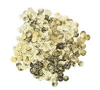 Gsycle 2000PCS Belly Dance Tassel Trim Belt, Exquisite Sequins Pendants Hip Scarf National Clothing Accessories for DIY Costume Waist Chains (Golden (bird coins))