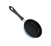 Gsycle 2Pcs Small Frying Pan, 12cm Mini Frying Pan for One Egg Non-Stick Egg Frying Pans Portable Camping Cooking Omelet Pans Mini Egg Frying Pans Skillet for Gas or Electric Hobs(Blue)