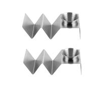 Gsycle 2PCS Taco Holders, Taco Stand Taco Serving Set Stand and Stuff Taco Shells Taco Trays Holder Taco Holder with Sauce Cup for Kitchen