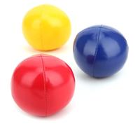 Gsycle 3PCS Juggling Ball, 6.3cm PU Leather Circus Juggle Balls Hand Throw Indoor Leisure Sports Learn to Juggle Kit for Adults Beginner