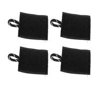 Gsycle 4pcs Mic Loop Law, 50Lb Pull Force Blending Fabric Radio Mic Holder Radio Mic Clip Radio Mic Vest Clip for Vest Accessories (Short Cable)