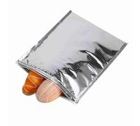 Gsycle 5PCS Insulated Snack Bag, Aluminum Foil Keeps Fresh Thermal Bag Waterproof Hot Pack for Hot Cold Frozen Food Delivery (30 * 35cm)
