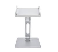 Gsycle Adjustable Tablet Stand for Desk, Aluminum Alloy Tablet Stand Foldable Cell Phone Holder for IOS Tablet Bedside Office Supplies Silver