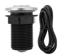 Gsycle Air Switch Garbage Disposal, 32mm Garbage Disposal Button Disposal Switch Button Selflock Garbage Disposal Parts with Air Hose for Home Kitchen