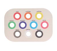 Gsycle Color Matching Sorter Board, Wooden Tray Board Game Intellectually Sensory Toy Fine Motor Training for Alzheimer Dementia