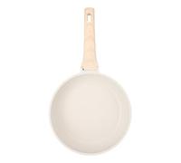 Gsycle Non Stick Frying Pans, 10in Heatproof Handle Even Heat Cooking Pan Non Stick Skillet for Searing, and Frying (White)