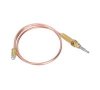 Gsycle Thermocouple Universal, 23.6inch Thermocouple Replacement M8 Thread Thermocouple for Gas Fire Gas Fireplace Boilers and Water Heaters