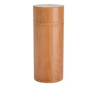 Gsycle Wooden Tea Canister, Portable Matcha Container Coffee Grounds Container Tea Chest Organizer Tea Jar with Wooden Lid Kitchen Candy Jars Coffee Jar for Tea, Sugar, Coffee (GsycleHOkR-02)